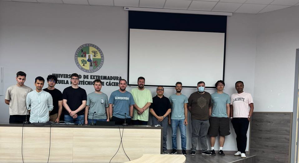 Visita de Samuel Sepulveda a la Universidad de Extremadura